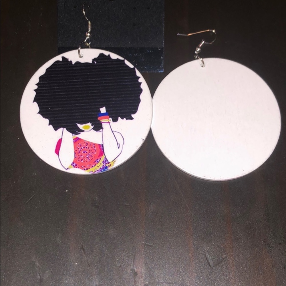 Hand painted earrings